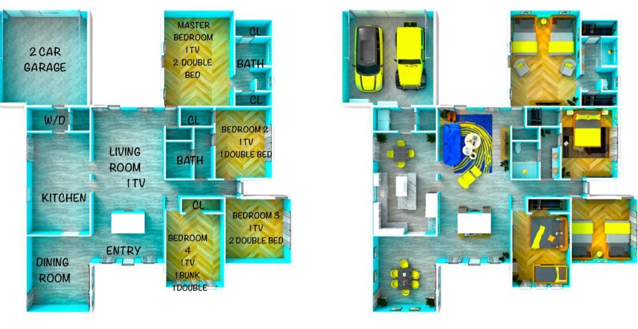 Willa Pool House, 20 Minutes From Dt 4Bdr For 10 Guests - Winkleman Houston Zewnętrze zdjęcie